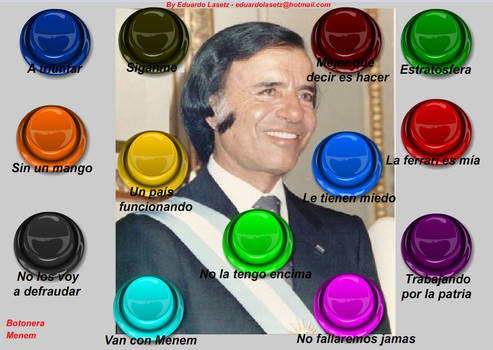 Botonera Carlos Menem