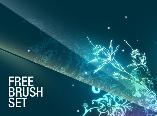 Free Floral Brushes Pack 1