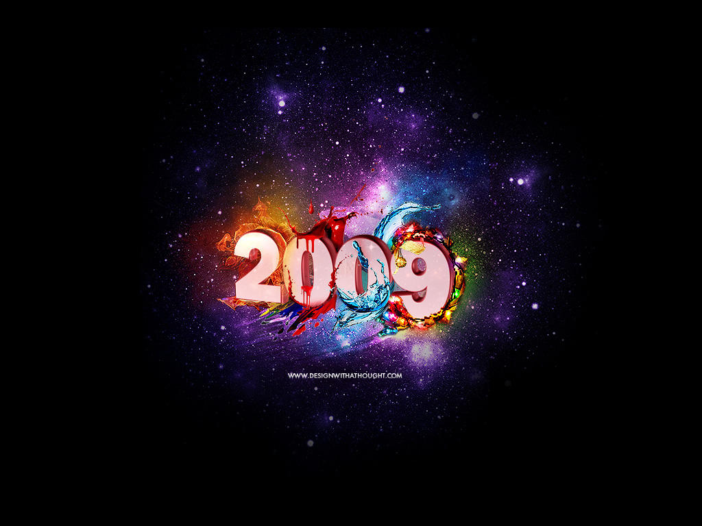 2009 Wallpaper Flyer Artwork By Elenasham On Deviantart