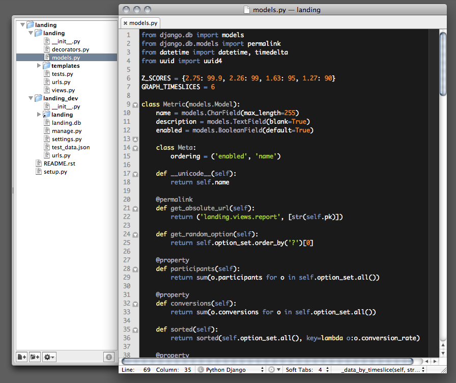 Mustang Textmate Colorscheme