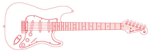 Fender Stratocaster vector
