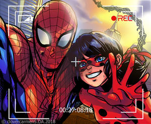 The Amazing Spider Man and Miraculous Lady Bug