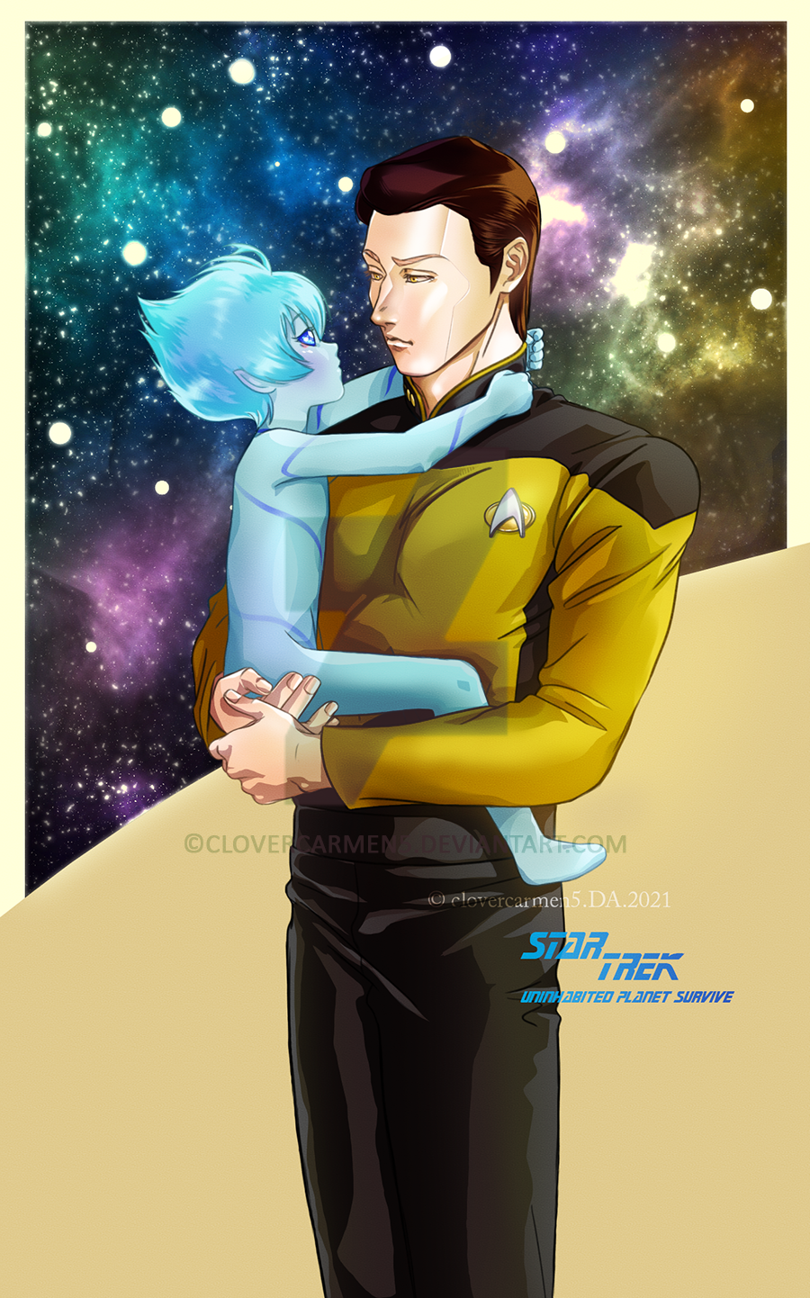 Star Trek - TNG Data and Adam by clovercarmen5 on DeviantArt