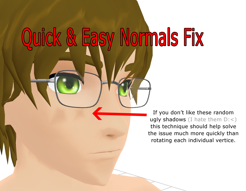 PMX Tutorial: Fixing Normals by Devious-Bunny on DeviantArt