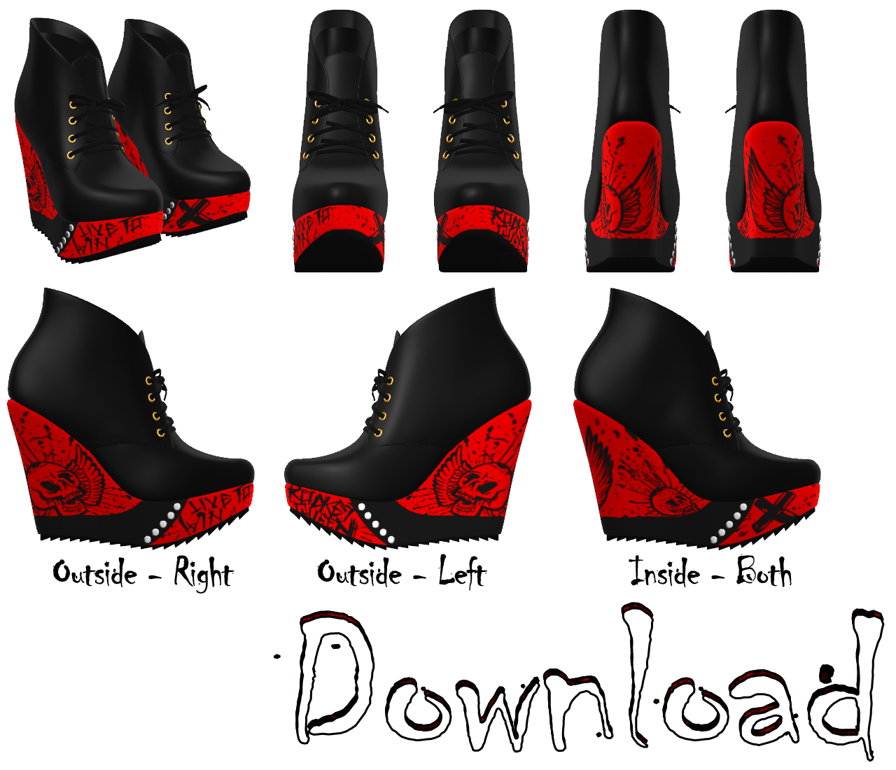 DOWNLOAD: Booties Style 1 by Devious-Bunny on DeviantArt