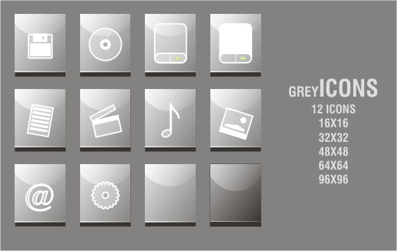 greyICONS by Polidt on DeviantArt