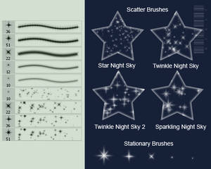 Stars Preset Brushes