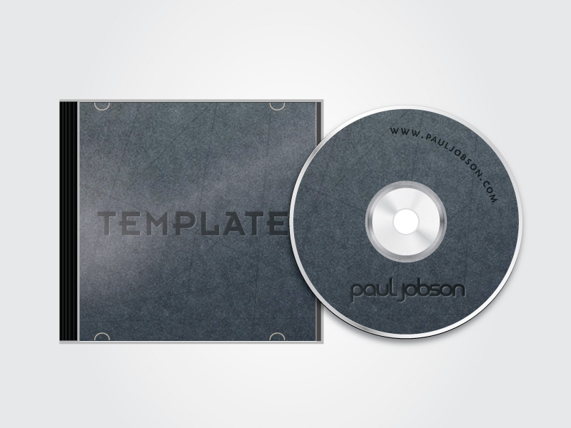 Vector CD and CD Case Template