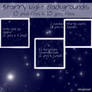 Starry Night Backgrounds Set