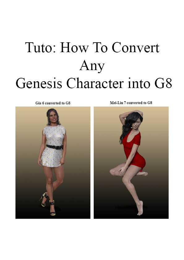 How To Convert Any Genesis Characters Into G8