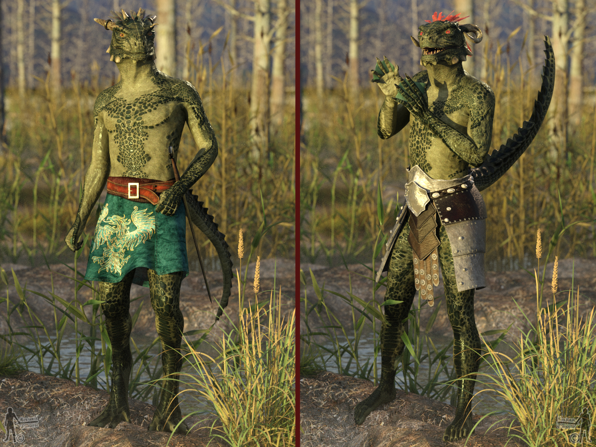 Freebie-Argonian Male for Genesis 8 Male by Mekheke on DeviantArt