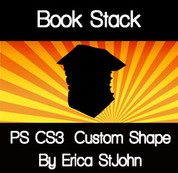 Book Stack PS CS3 Custom Shape