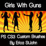 Girls With Guns PS CS3 Brushes