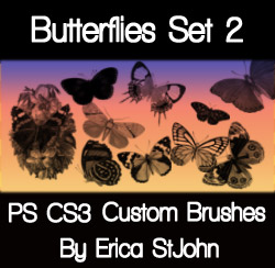 Butterflies Set 2 PS Brushes