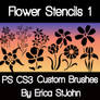 Flower Stencil Set1 PS Brushes