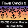 Flower Stencil Set3 PS Brushes