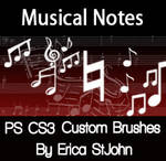 Music Symbols PSCS3 Brushes by estjohn