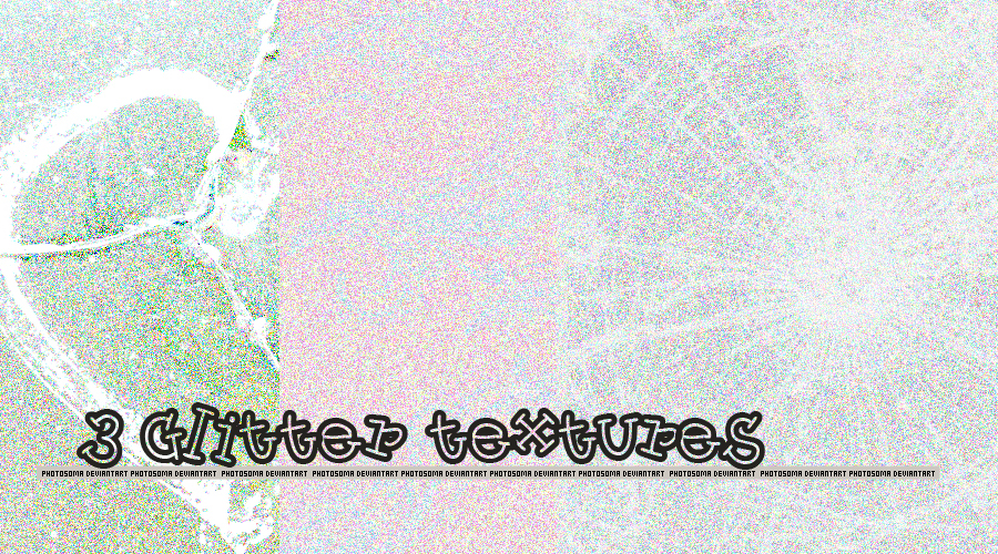 3 glitter textures