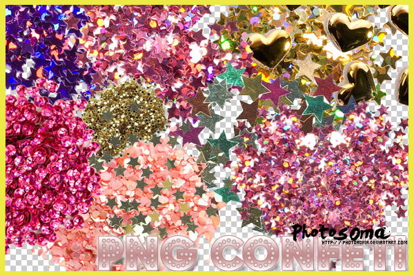 PNG Confeti by photosoma