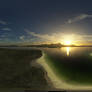 Tropical Sunset - Spherical HDRI Panorama Skybox