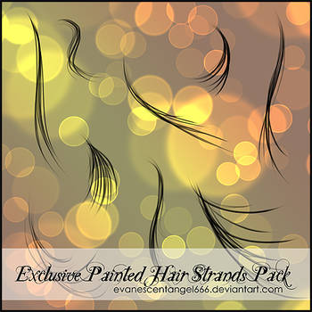 Exclusive Painted Hair Strands