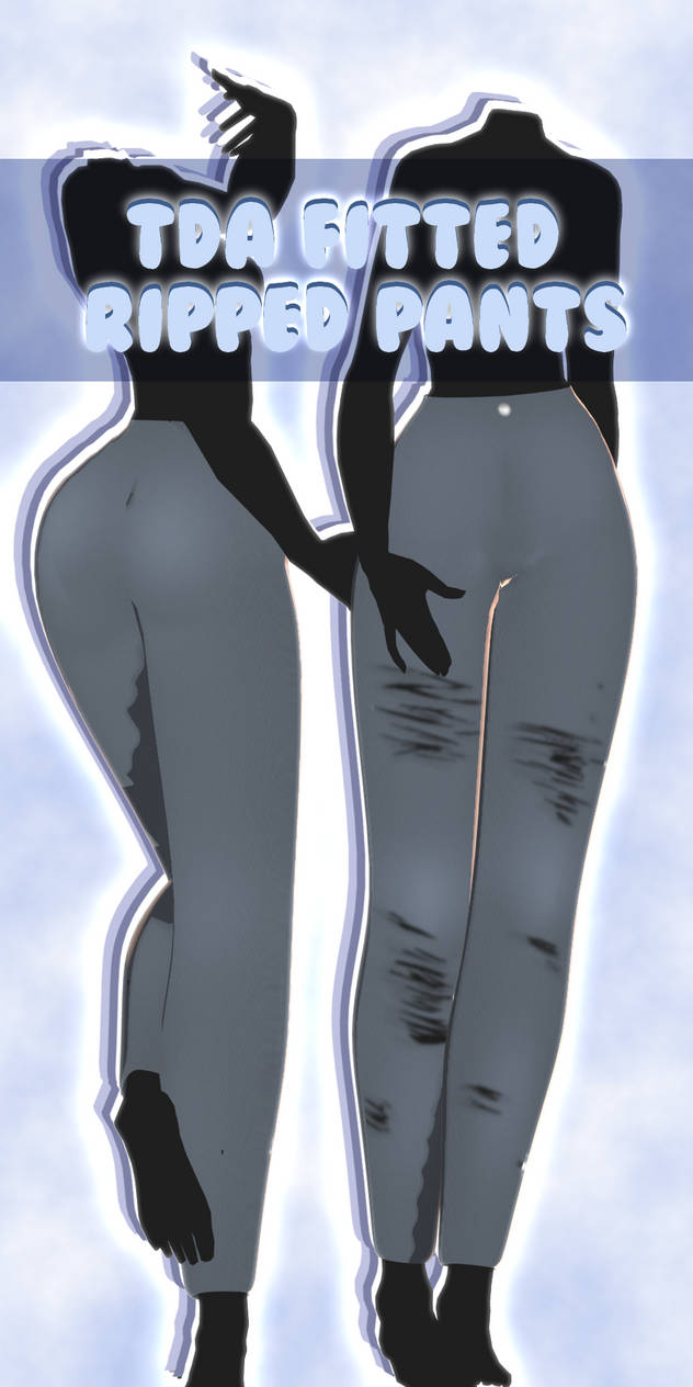 [f2u +dl] Tda Fit Ripped Pants by edynsyx on DeviantArt