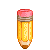 Jumping Pencil - Free Icon