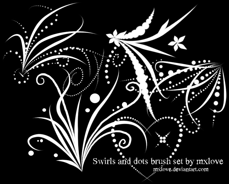 Swirls and dots brushes