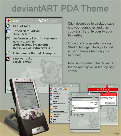 deviantART PDA Theme by Age2003, visual art