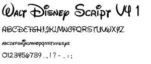 Walt Disney Font