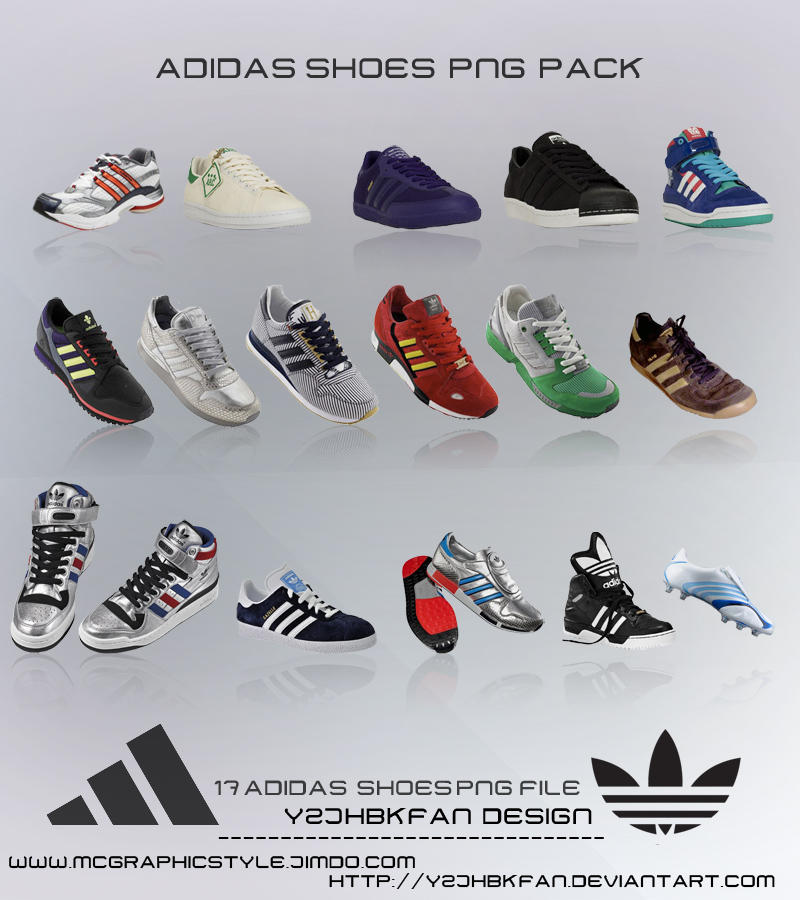 Adidas Shoes Pack by y2jhbkfan on DeviantArt
