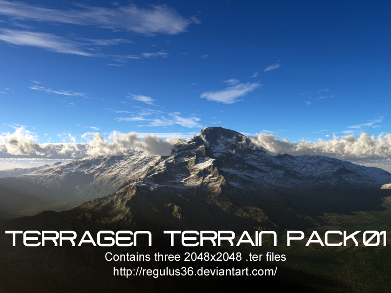 Terragen Terrain Pack 01