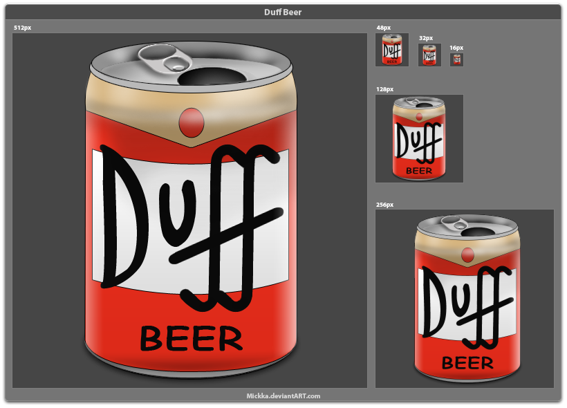 Duff Beer by Mickka on DeviantArt