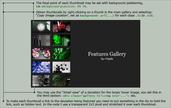 Mini Hover Gallery By Vayde On Deviantart