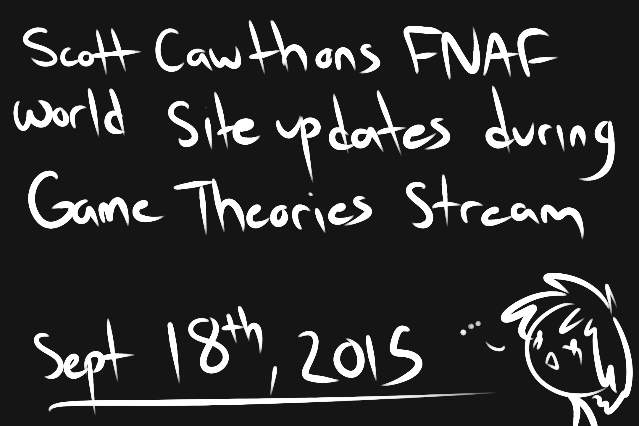 FNAF Site Updates during Game Theories FNAF Stream