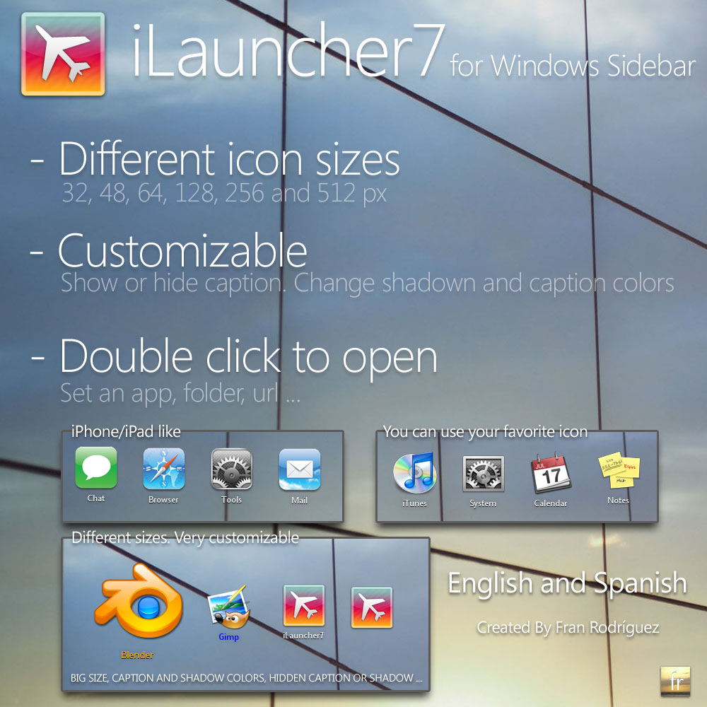 iLauncher7 1.0 - gadget