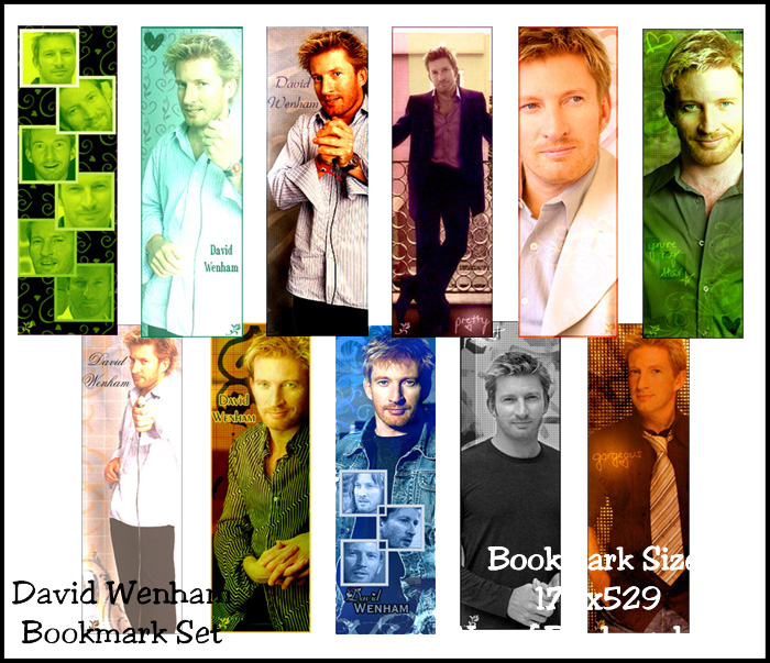 David Wenham Bookmark Set