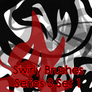 Swirly Brushes Series 3 Set 1