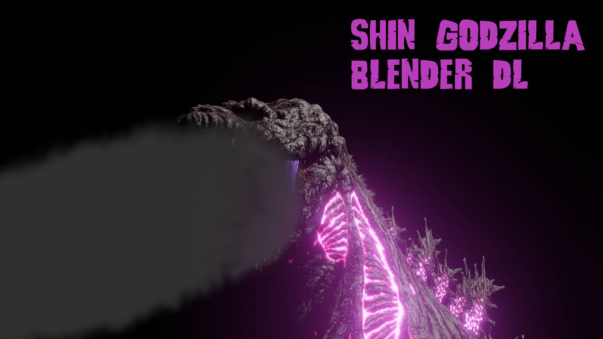 Shin Godzilla Blender model by Byneet for DL by uhjububu on DeviantArt