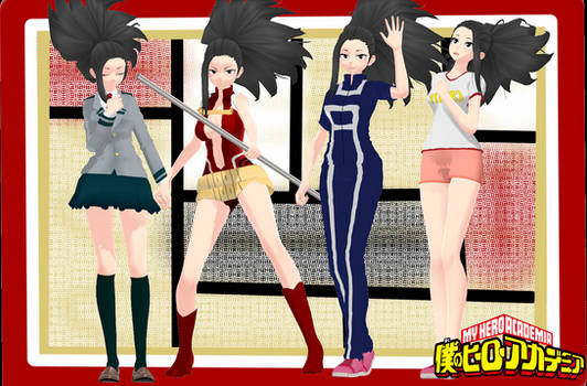 [MMDxBNHA]TDA Yaoyorozu Momo+dl