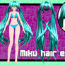 [MMD]TDA Miku hair edit+dl