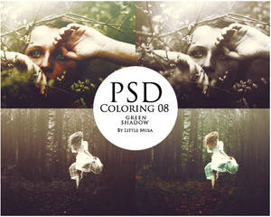 PSD Coloring 08 ~ Green Shadow