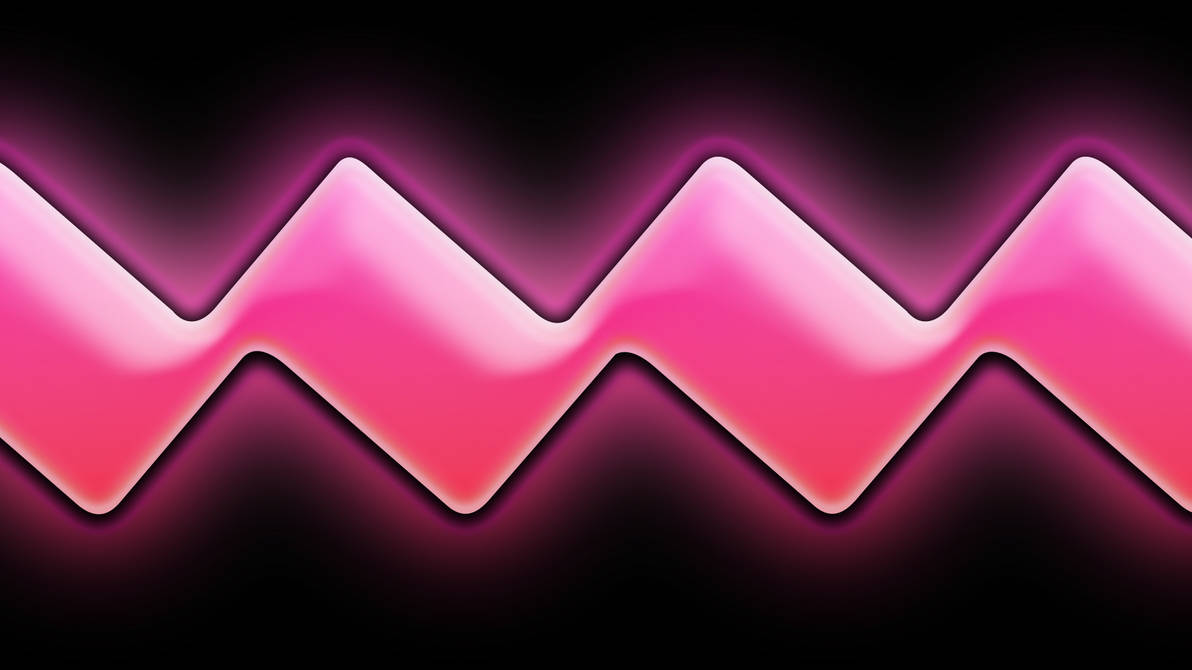 Neon Pink Zigzag Wallpaper 2 Resolutions By Thatoneniko On