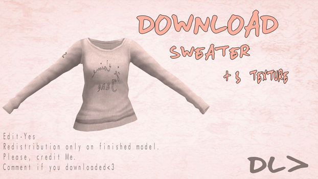 [MMD] Sweater [Doownload]