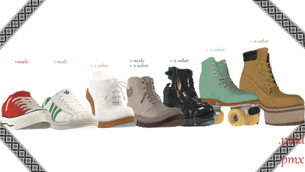 |MMD|Shoes pack convert from Sims 3 Download