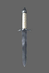 Damascus Steel Falmberg Dagger 20 3D Printable