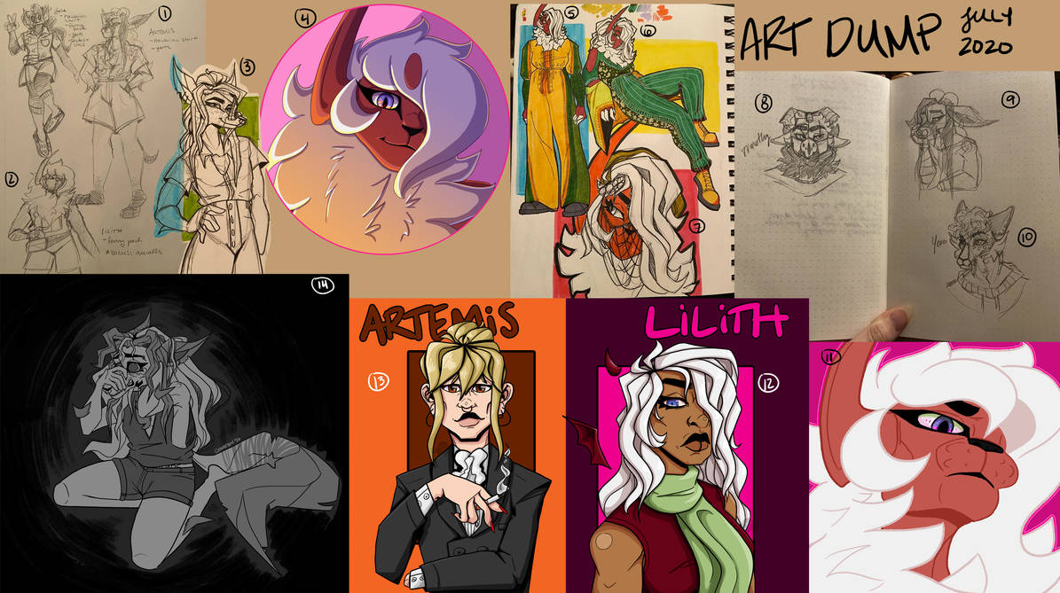 [PA] Art Dump July! by ghhostboy on DeviantArt