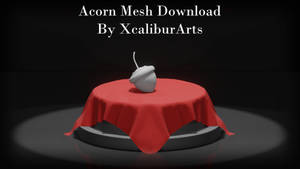 3D/MMD Acorn Base Mesh Download