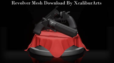 3D/MMD Revolver Mesh Download