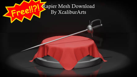 Free 3D/MMD Rapier Mesh Download by XcaliburArts